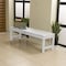 Highwood Usa 5ft Lehigh Picnic Bench Outdoor Furniture for Patio, Backyard, Garden AD-BENN1-WHE - alternate 2